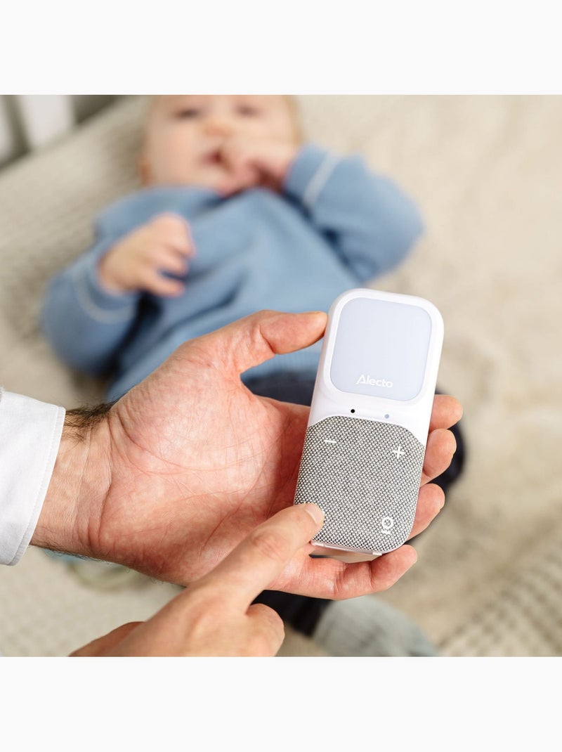 Alecto - babyphone audio full eco écran et veilleuse Gris - Kiabi