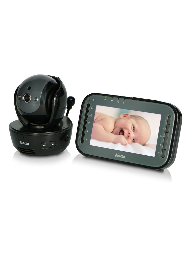 Alecto - Babyphone avec caméra et écran couleur 4,3 pouces Noir - Kiabi