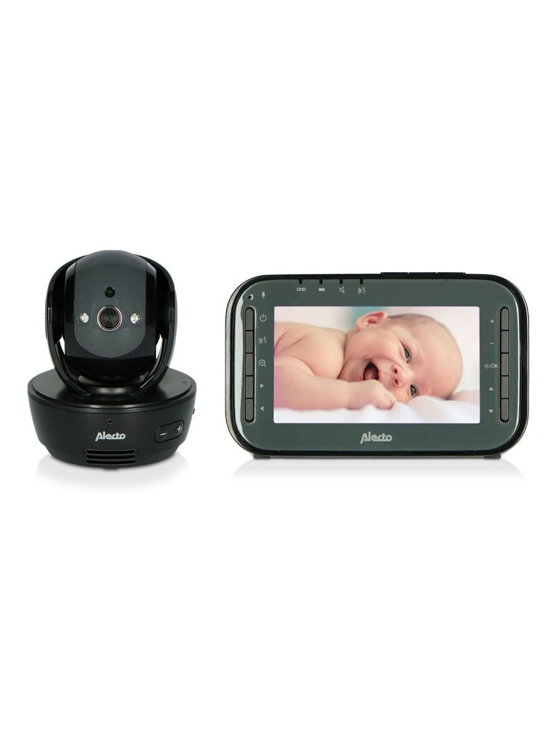 Alecto - Babyphone avec caméra et écran couleur 4,3 pouces Noir - Kiabi