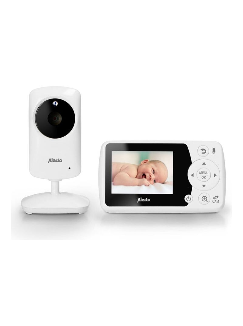 Alecto - Babyphone caméra et écran couleur Blanc - Kiabi