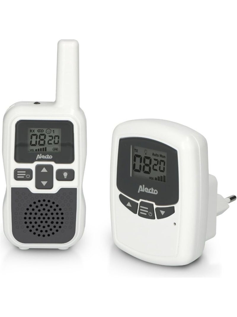Alecto - Babyphone d'extérieur (portée 3km) Blanc - Kiabi