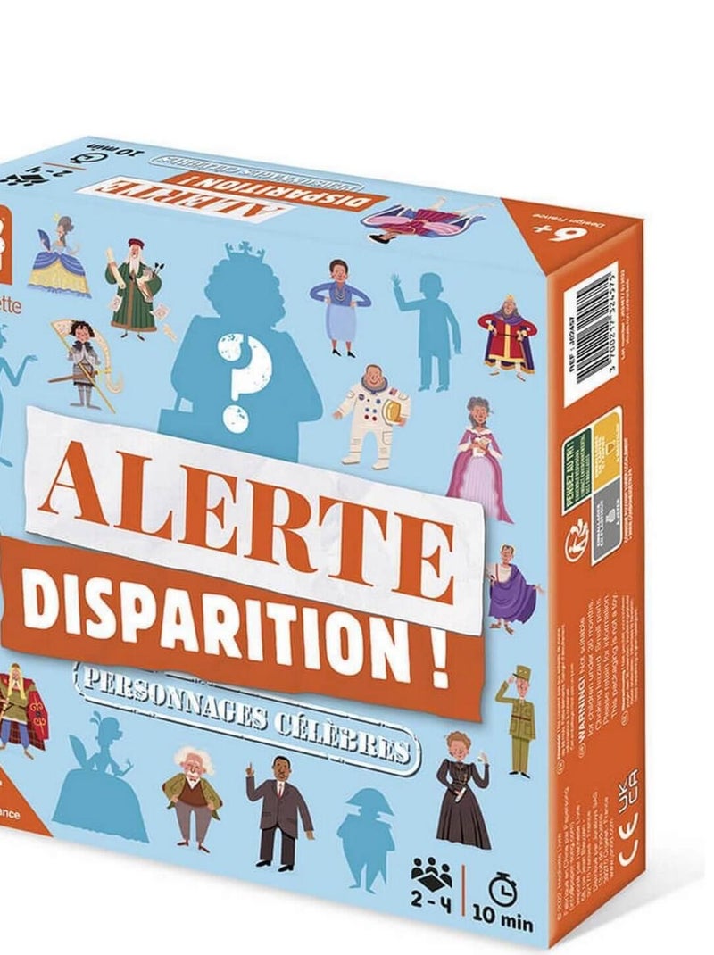 Alerte Disparition ! Personnages célèbres N/A - Kiabi