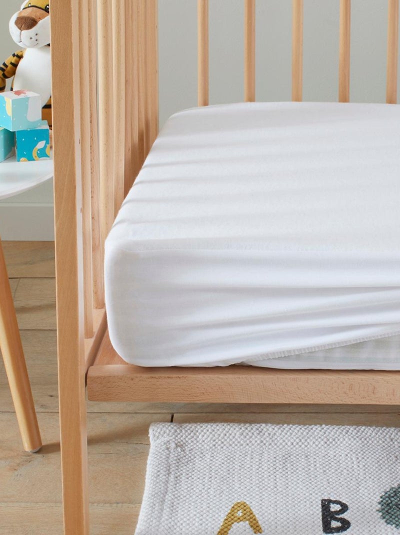 Alèse - Protège Matelas imperméable Bébé Blanc - Kiabi