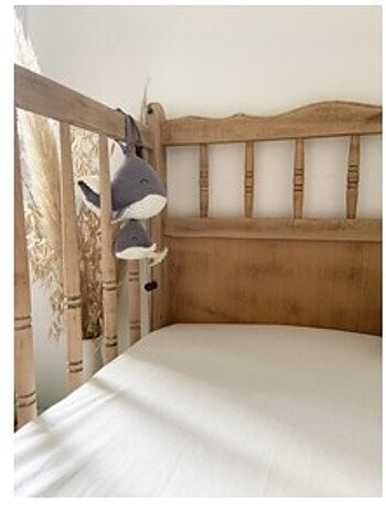 Alèse bébé éponge 60x120cm blanc