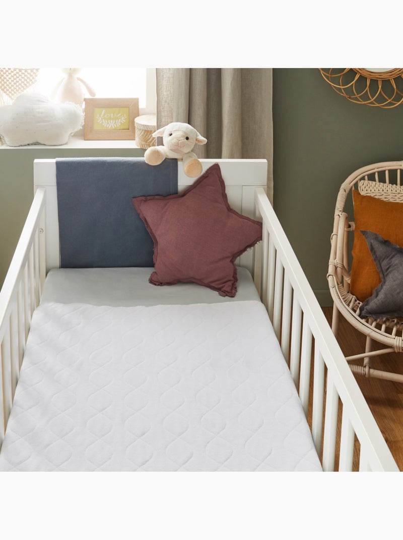 Alèse Bébé Imperméable Absorbante | Protège Matelas Lavable à 90°C - Tout type de lit Blanc - Kiabi
