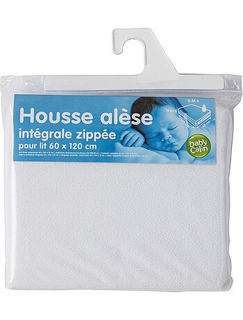 Alèse bébé intégrale zippé en microfibre - Babycalin
