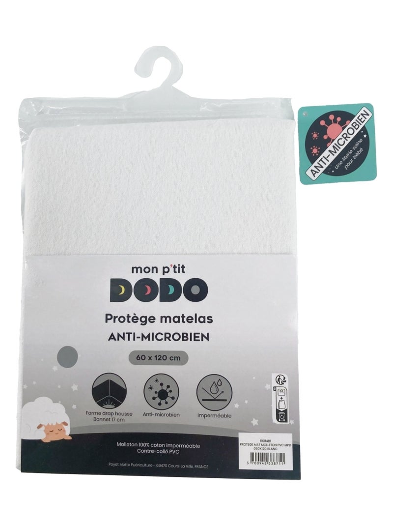 Alèse bébé protège matelas molleton Blanc - Kiabi