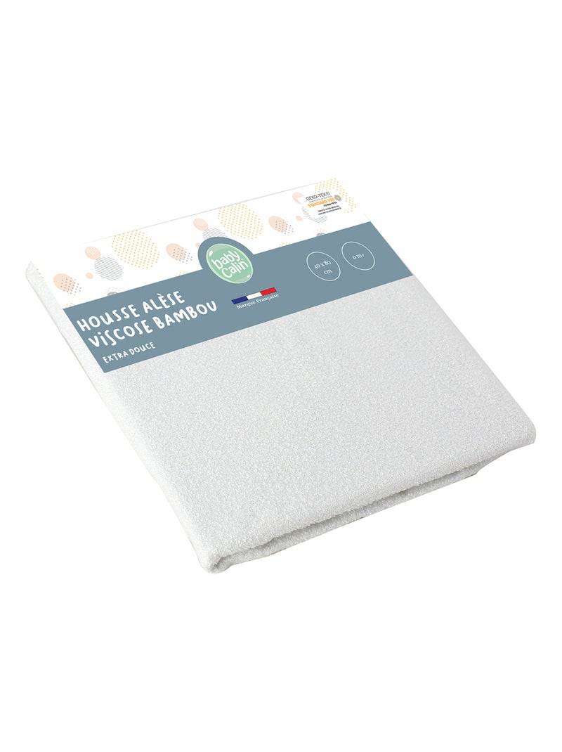 Alèse en viscose pour berceau 40x80 cm - Babycalin Blanc - Kiabi