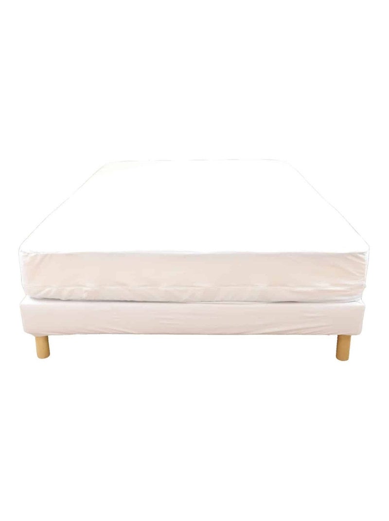 Alèse protège matelas imperméable enduction respirante INTEGRAL Blanc - Kiabi