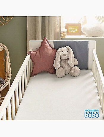 Alèse, protège matelas imperméable et respirant - Coton et TPU - Monsieur Bébé