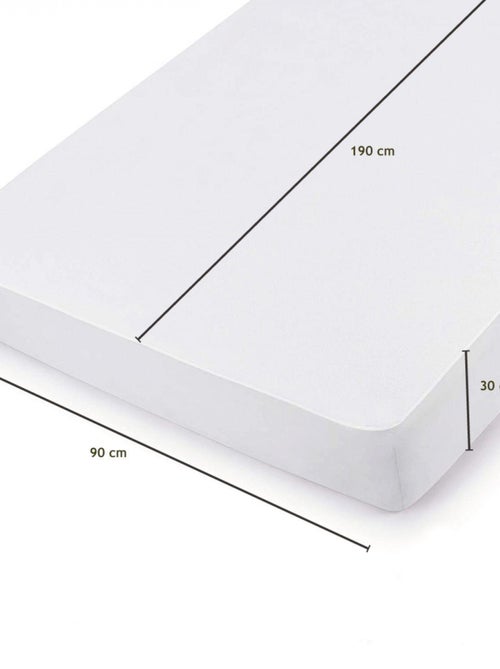 Alèse, protège matelas imperméable et respirant - Coton et TPU - Monsieur Bébé - Kiabi