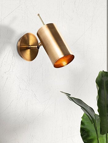 ALICE - Applique murale orientable finition or