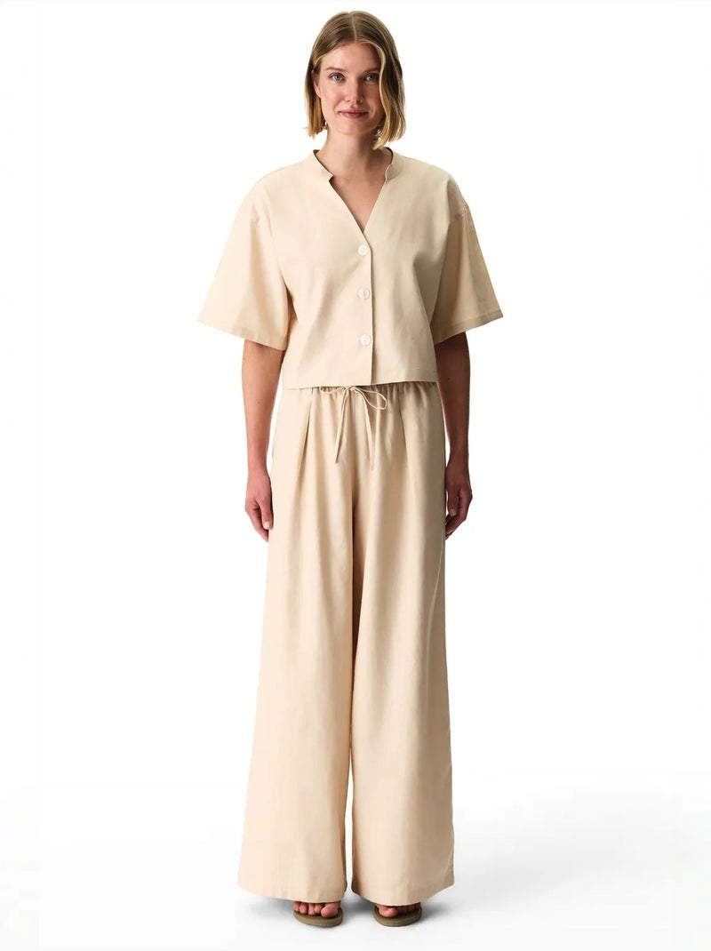 Alice pantalon penti Beige argile - Kiabi