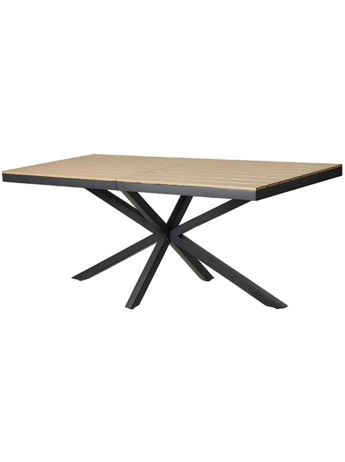 ALMADA Table de jardin 8 places effet bois 190cm - Kiabi