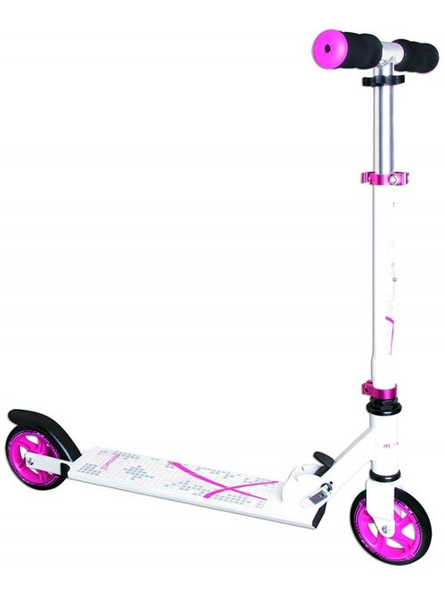 Aluminium Scooter Blanche/Rose 125 mm - Kiabi