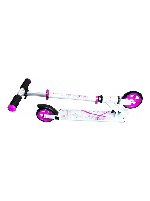 Aluminium Scooter Blanche/Rose 125 mm - Kiabi