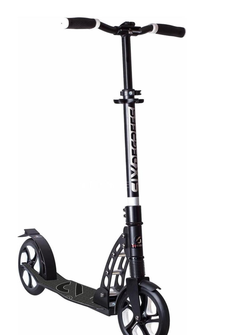 Aluminium Scooter Six Degrees 205 mm avec suspension noir N/A - Kiabi