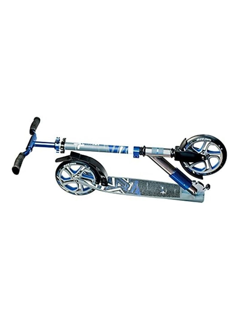 Aluminium Trottinette Deluxe 205 mm gris-Bleu Gris Bleu - Kiabi