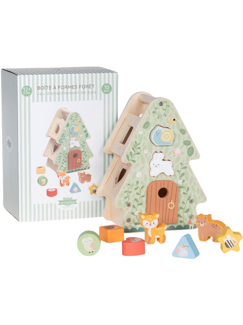 Amadeus les petits - boîte à formes forêt Vert - Kiabi