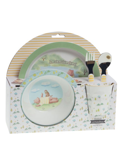 Amadeus Les Petits - Coffret repas Léonard (5 pièces) - Kiabi Amadeus Les Petits - Coffret repas Léonard (5 pièces) - Kiabi