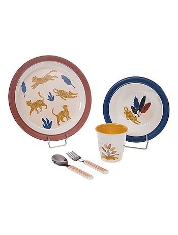 Amadeus Les Petits - Coffret repas Liam dans la savane (5 pièces)