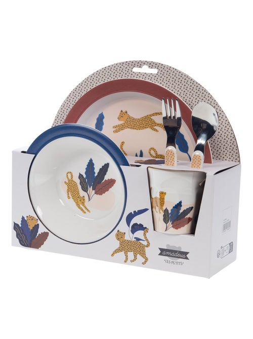 Amadeus Les Petits - Coffret repas Liam dans la savane (5 pièces) - Kiabi