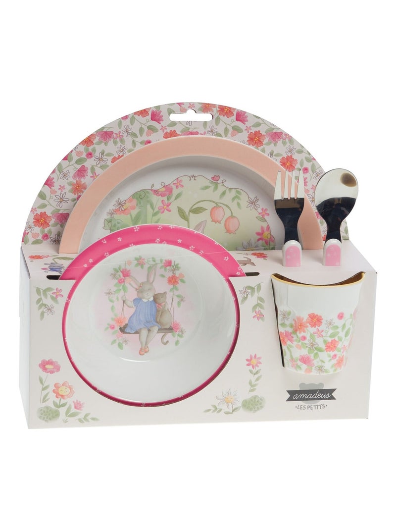 Amadeus Les Petits - Coffret repas Rose - Kiabi