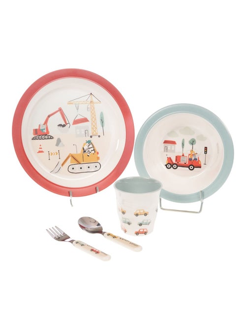 Amadeus Les Petits - Coffret repas Voiture Arthur (5 pièces) - Kiabi