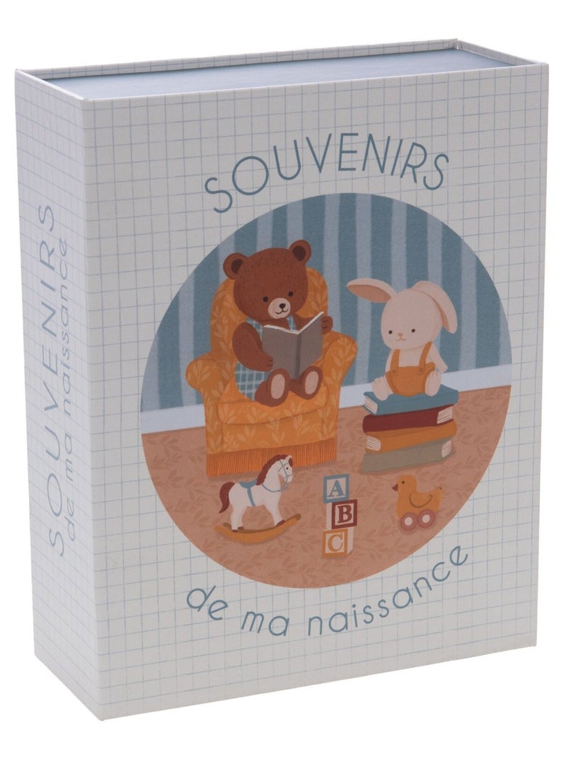 Amadeus Les Petits - Coffret souvenirs naissance ourson Gaston Marron - Kiabi