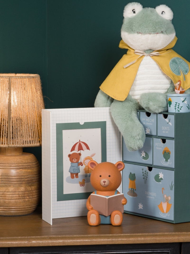 Amadeus Les Petits - Coffret souvenirs naissance ourson Gaston Marron - Kiabi