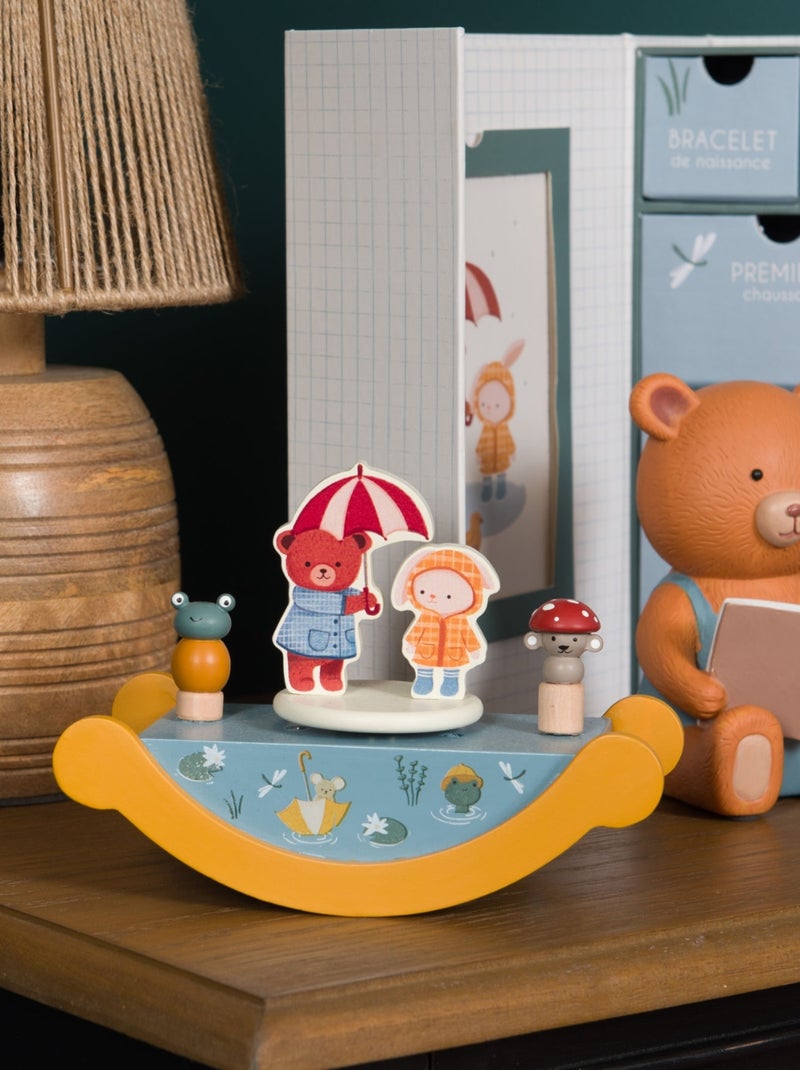 Amadeus Les Petits - Coffret souvenirs naissance ourson Gaston Marron - Kiabi