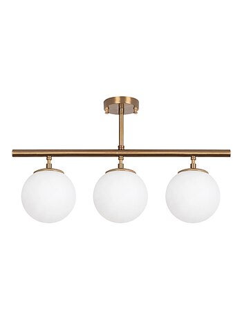 AMBRE Plafonnier vintage - 3 lampes