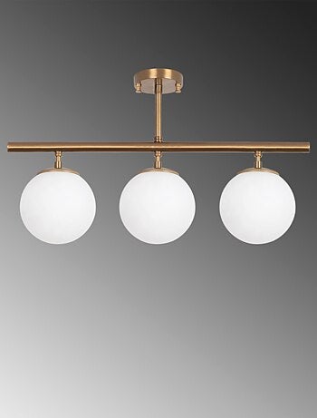 AMBRE Plafonnier vintage - 3 lampes