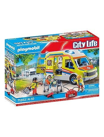 Ambulance avec effets lumineux et sonore