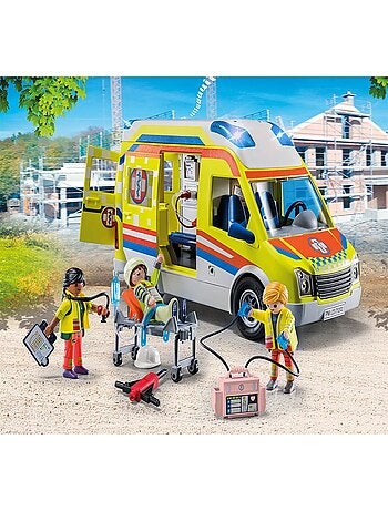 Ambulance avec effets lumineux et sonore