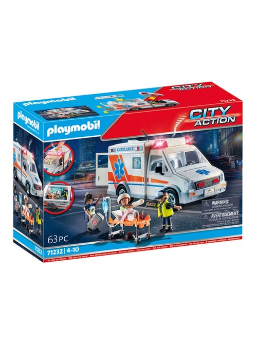 Ambulance avec sons et lumières - Kiabi