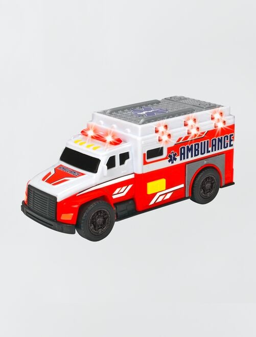 Ambulance Dickie Toys avec son et lumière - Kiabi