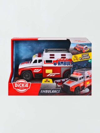 Ambulance Dickie Toys avec son et lumière