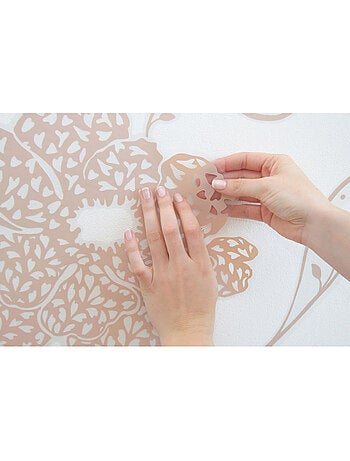 Amelie, Sticker murale fleurs - 100x70 cm