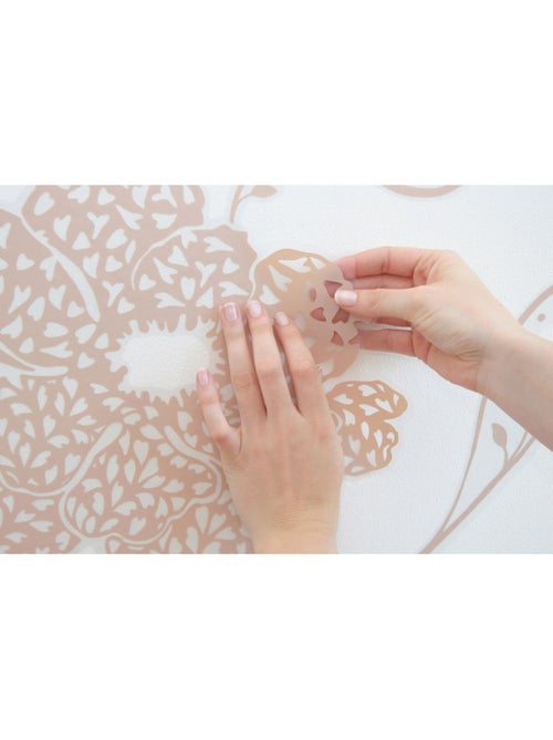 Amelie, Sticker murale fleurs - 100x70 cm - Kiabi