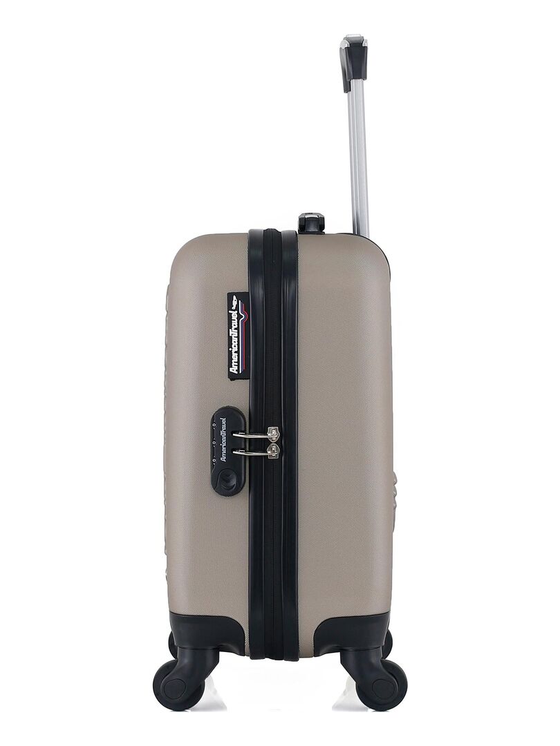 Valise Cabine XXS ABS Budapest 4 Roues – 46 Cm – Par American Travel – Idéale Pour Voyages Courts