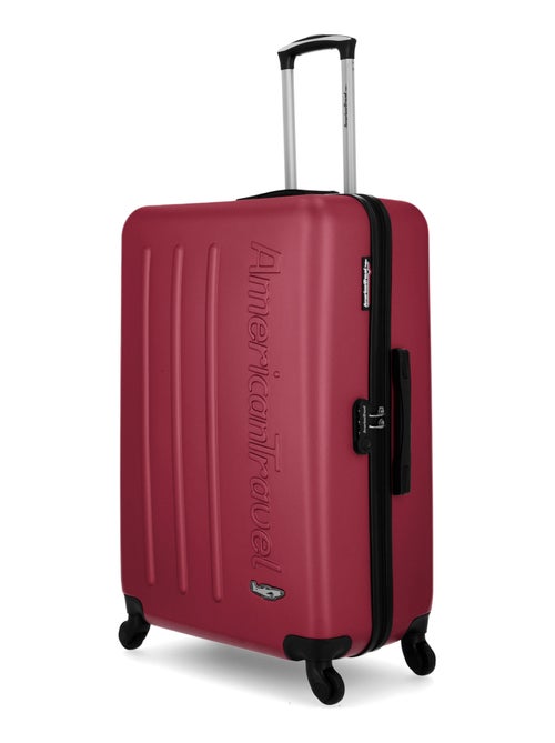 AMERICAN TRAVEL  - LOT DE 2  -  VALISE GRAND FORMAT ET VALISE WEEKEND BRONX - Kiabi