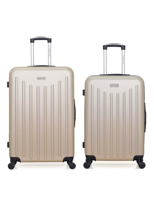 AMERICAN TRAVEL - Lot de 2 - Valise grand format et valise weekend BROOKLYN - Kiabi