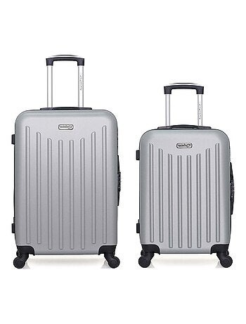 AMERICAN TRAVEL - Lot de 2 - Valise grand format et valise weekend BROOKLYN