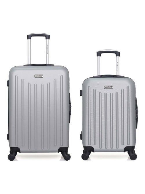 AMERICAN TRAVEL - Lot de 2 - Valise grand format et valise weekend BROOKLYN - Kiabi