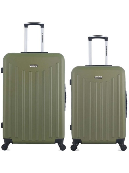 AMERICAN TRAVEL - Lot de 2 - Valise grand format et valise weekend BROOKLYN - Kiabi