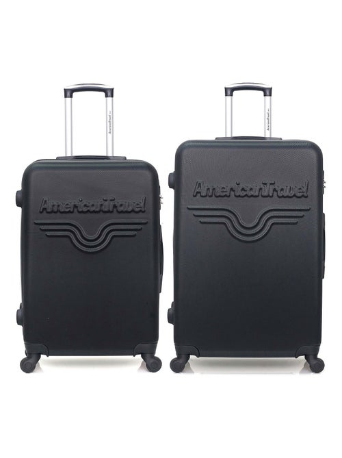 AMERICAN TRAVEL - Lot de 2 - Valise grand format et valise weekend CHELSEA - Kiabi