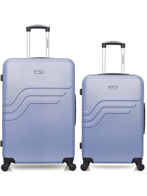AMERICAN TRAVEL - Lot de 2 - Valise grand format et valise weekend QUEENS - Kiabi