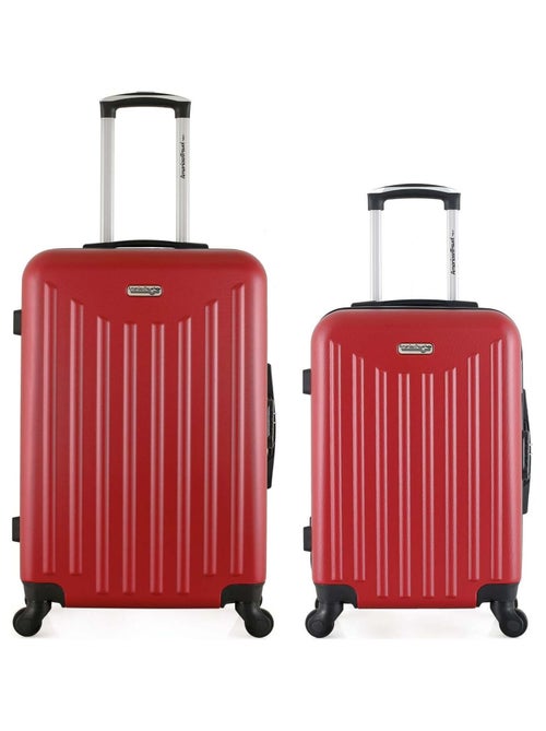 AMERICAN TRAVEL - Lot de 2 - Valise weekend et valise cabine BROOKLYN - Kiabi