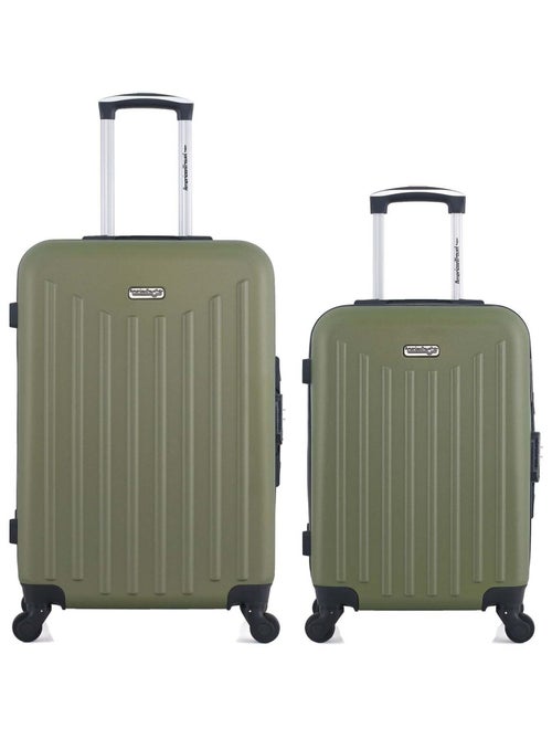 AMERICAN TRAVEL - Lot de 2 - Valise weekend et valise cabine BROOKLYN - Kiabi